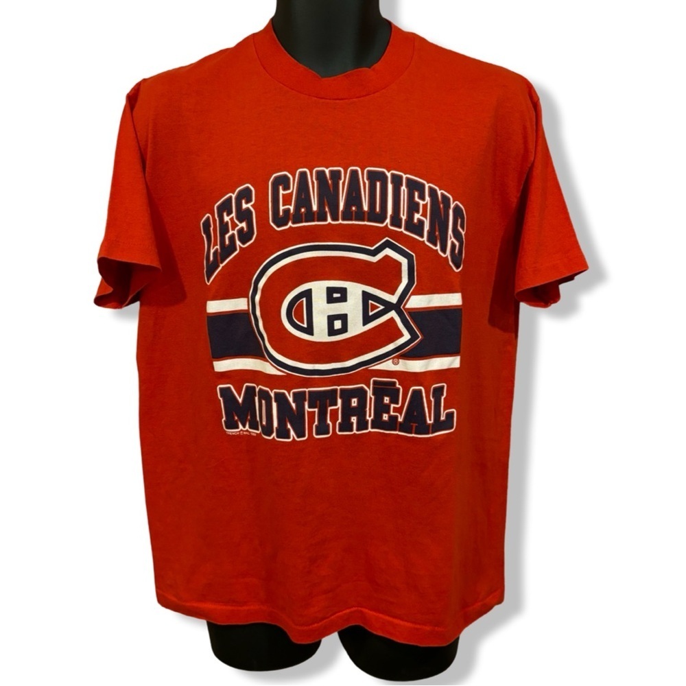 Vintage 1988 Montreal Canadians T-Shirt - Picture 1 of 3